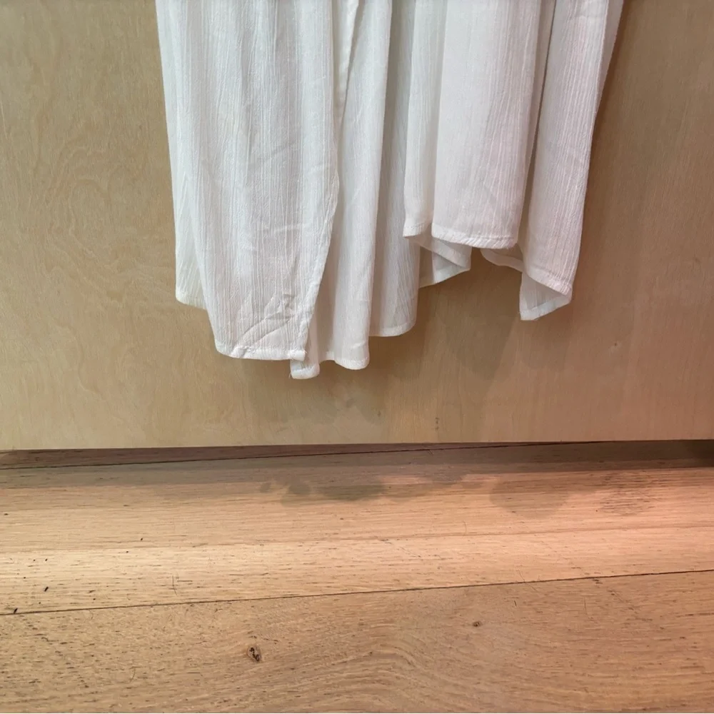 White maxi cover up